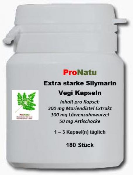 ProNatu Extra strong Silymarin Vegi capsules; 300mg